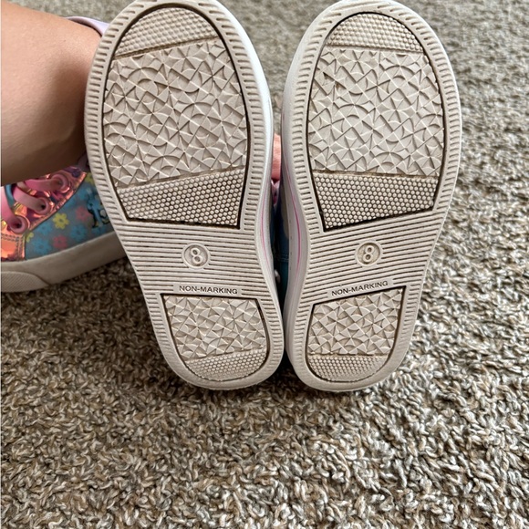 Bundle of Kids High-Top Sneakers with Pink and Blue Accents - Picture 5 of 15